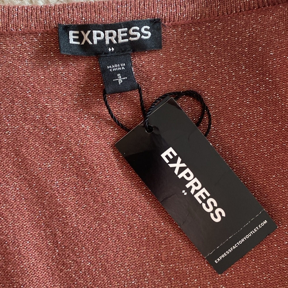 Express NWT sparkle ranched side dress small - Picture 8 of 9